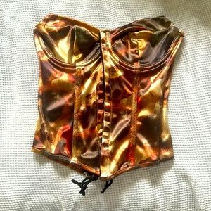 Warm Toned Multicolored Corset